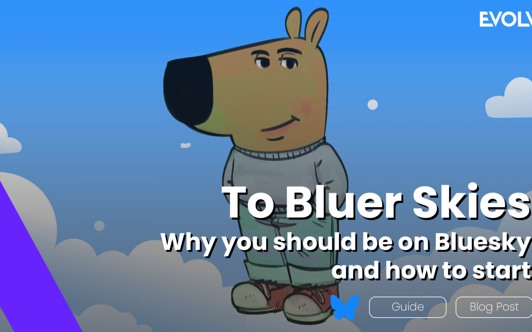 To Bluer Skies. Why you should be on Bluesky and how to start.